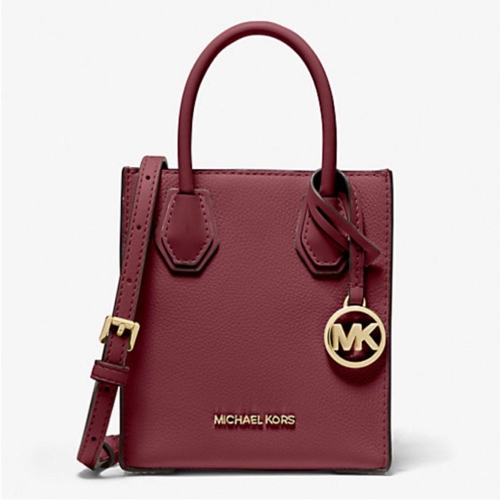 Michael Kors NW(partial)tag Mercer Extra-Small Pebbled Leather Crossbody Bag